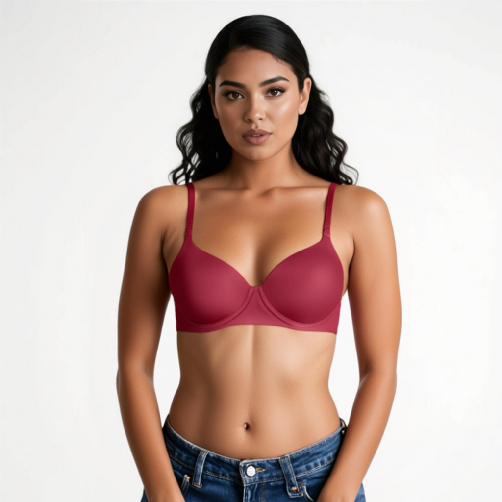 Liorah Smooth Moves bra in black - front view
