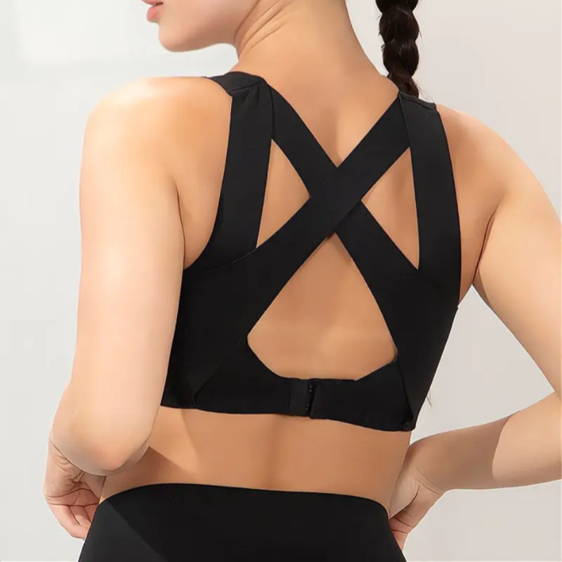 Liorah High-Performance Sports Bra back view with racerback style