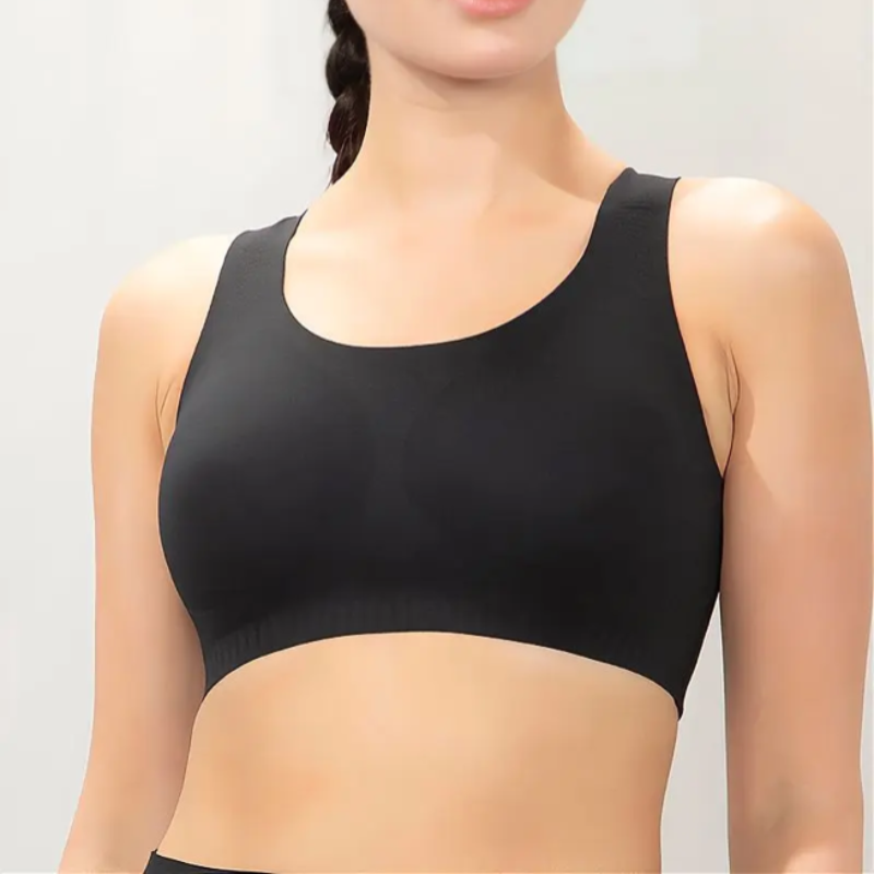  Liorah High-Performance Sports Bra side view highlighting compression fit