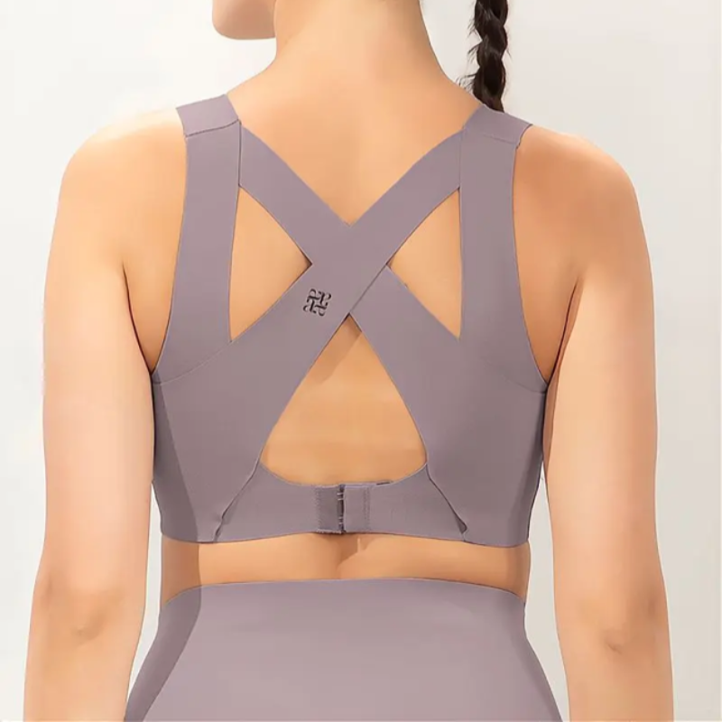 Liorah High-Performance Sports Bra back view with racerback style