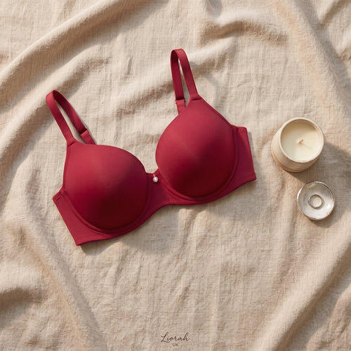 Liorah Classique Elegance Full-Coverage Bra - High Apex Support