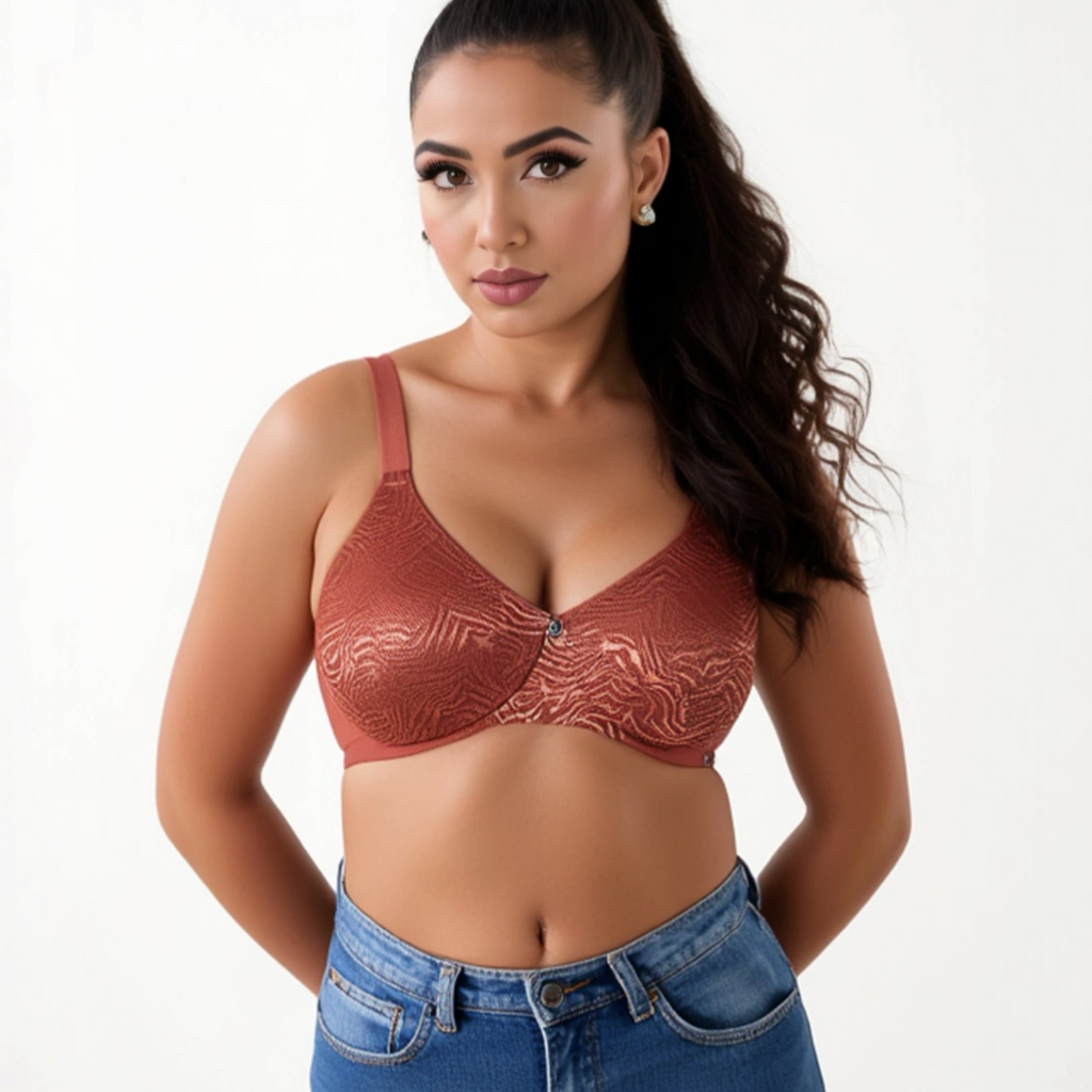 Liorah Mystic Elegance bra flat lay showing luxurious design