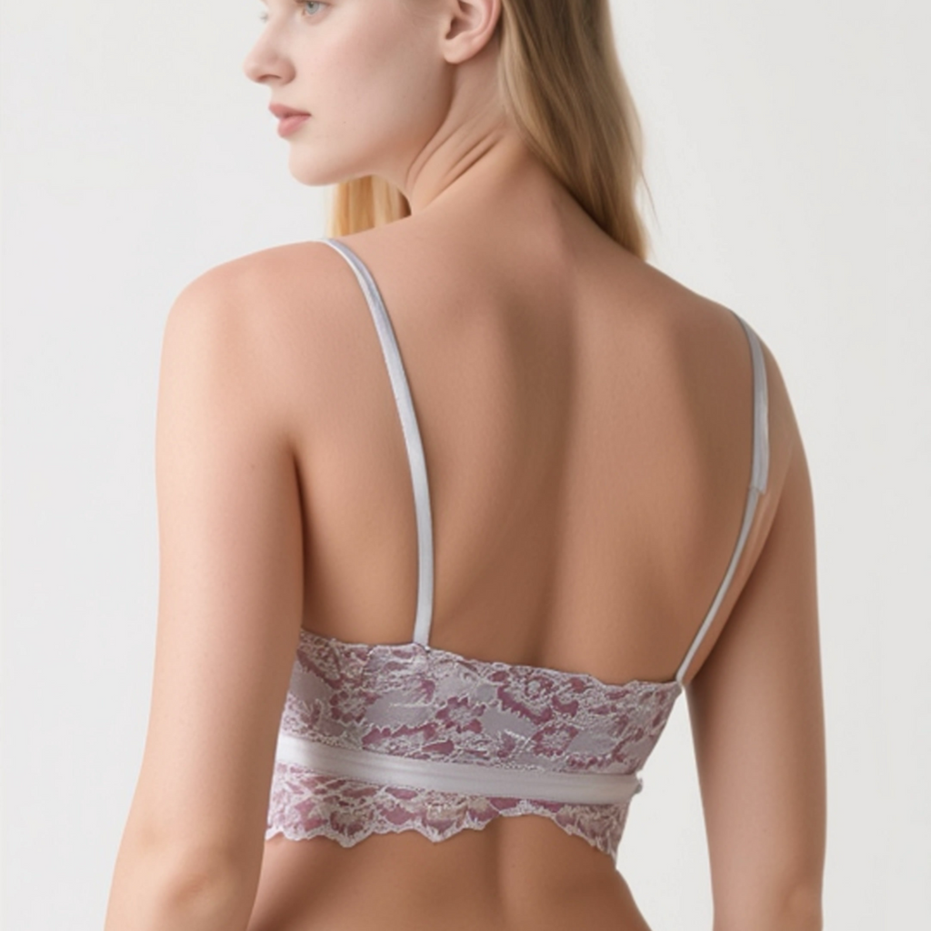 Liorah Femme Lace Bralette lifestyle image showing everyday comfort-back view