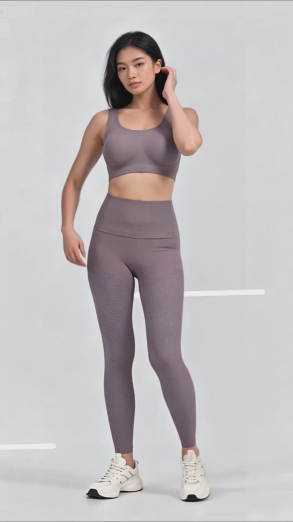 Video-Liorah High-Performance Sports Bra in action - workout lifestyle image